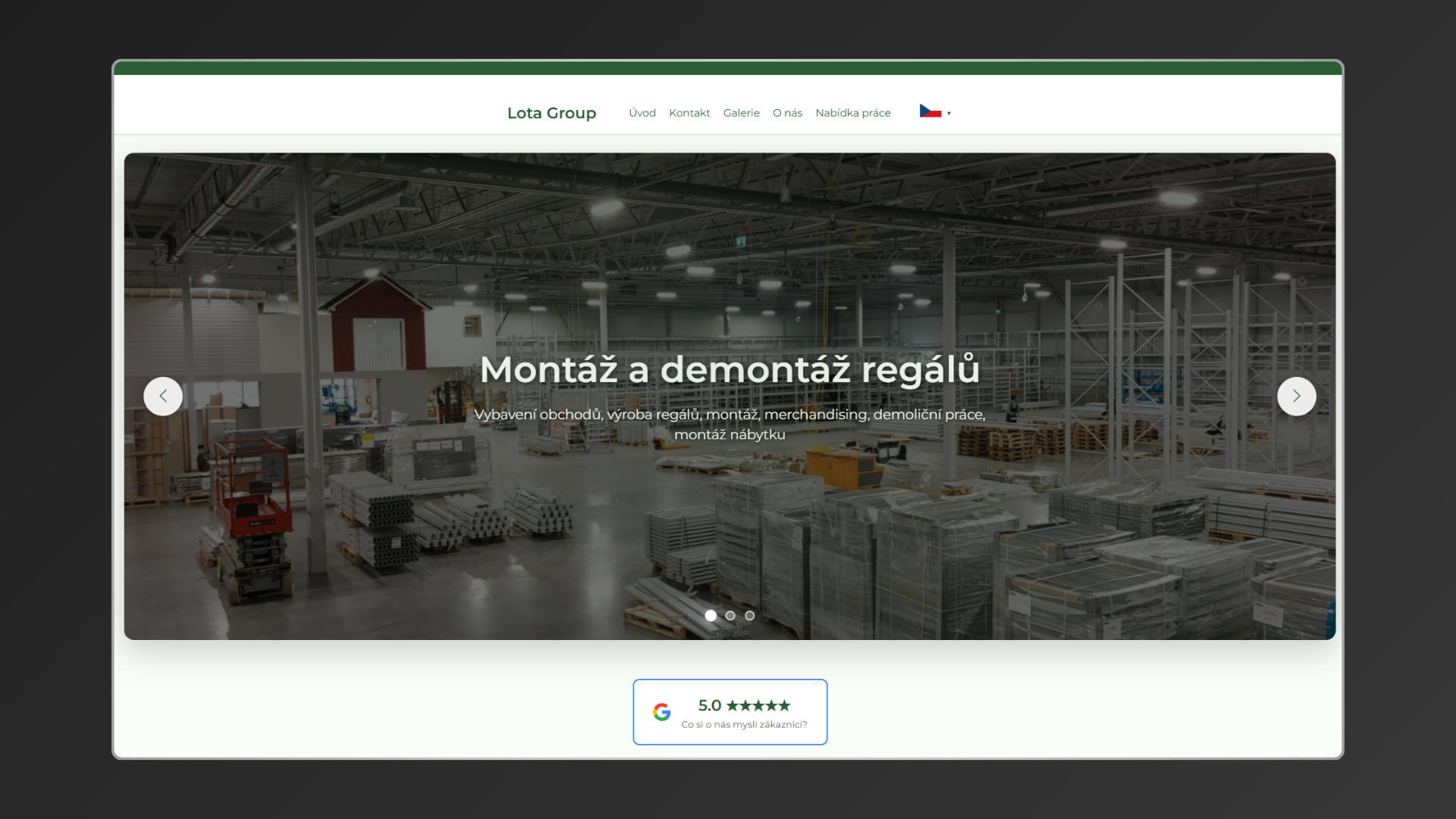 Business Presentation Website